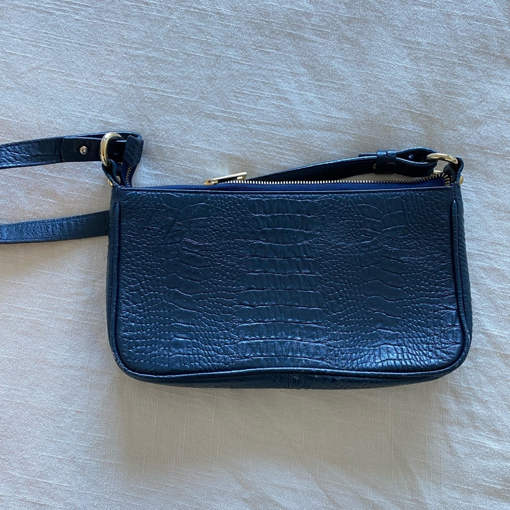 Custom made leather mini bag